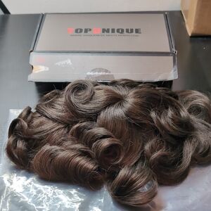 Men's Toupee Swiss Lace Front 8x10 130% Density Dark Brown Human Hair